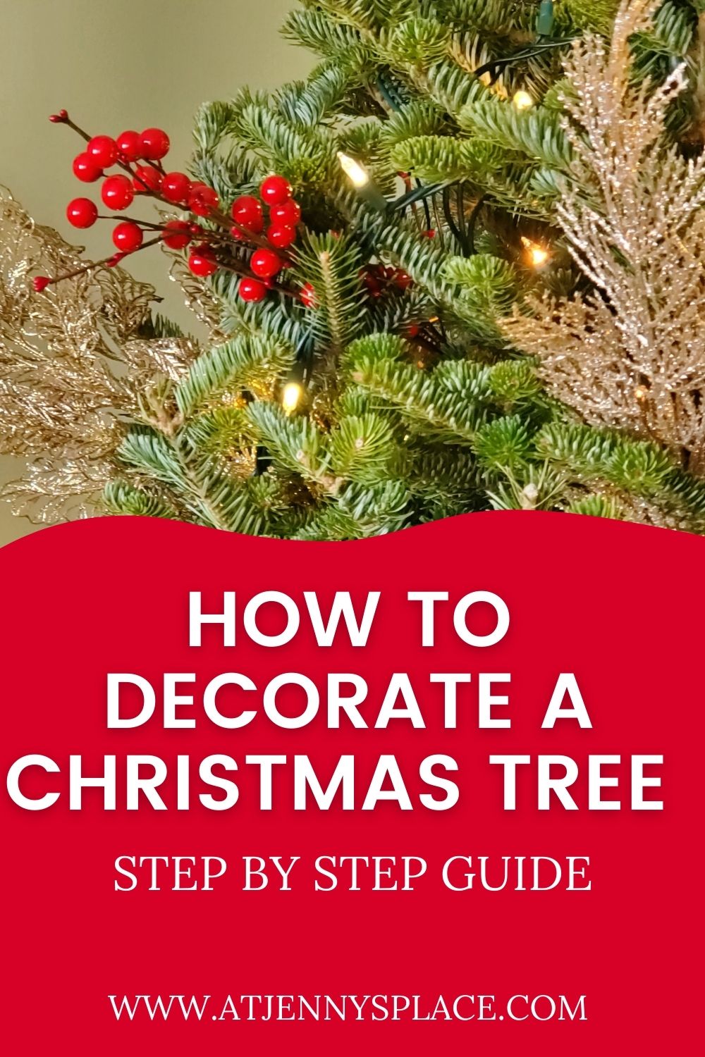 Step By Step Instructions On How to Decorate Christmas Trees - At Jenny ...