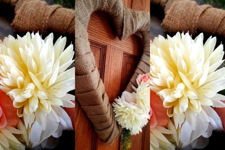 How To Decorate A Heart Shaped Wreath